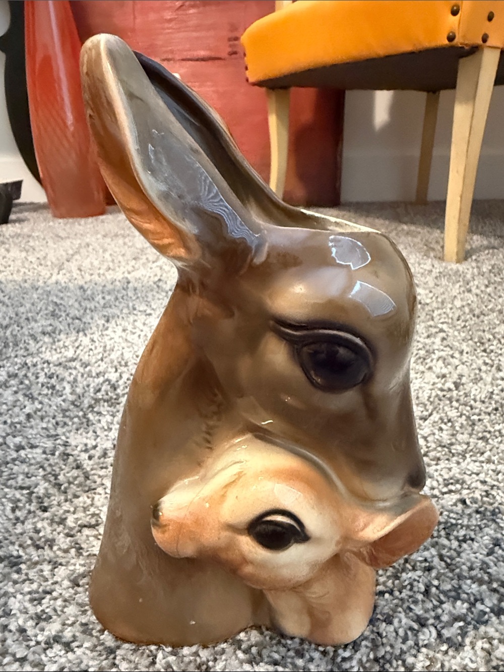 Vintage Royal Copley Fawn Deer Planter